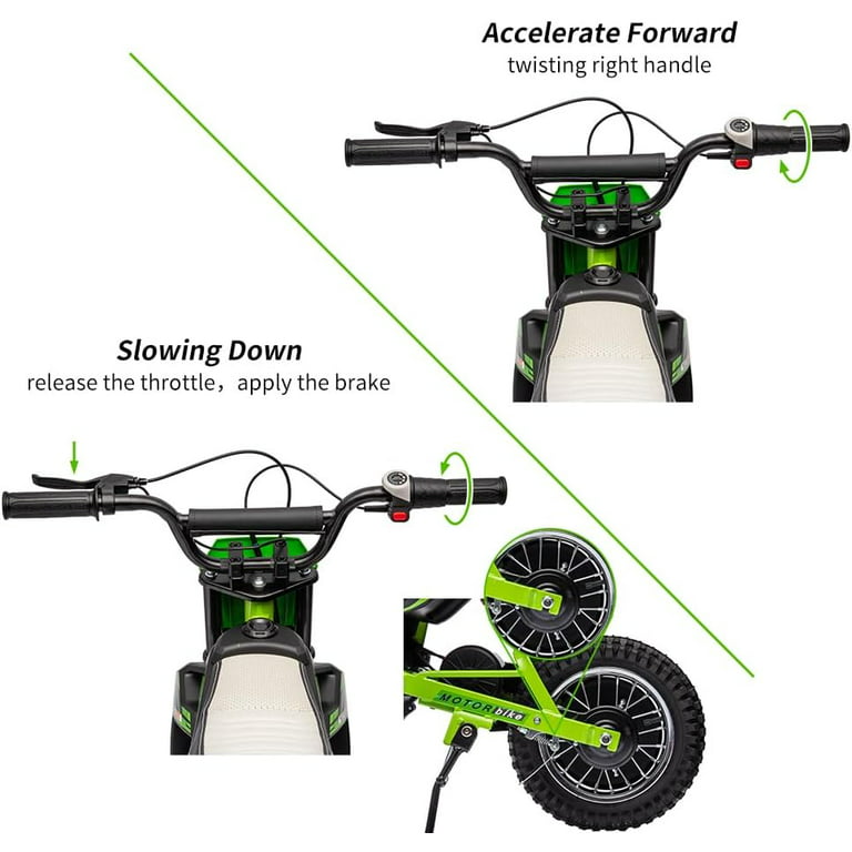 24V Electric Ride On Motorbike Scrambler Style