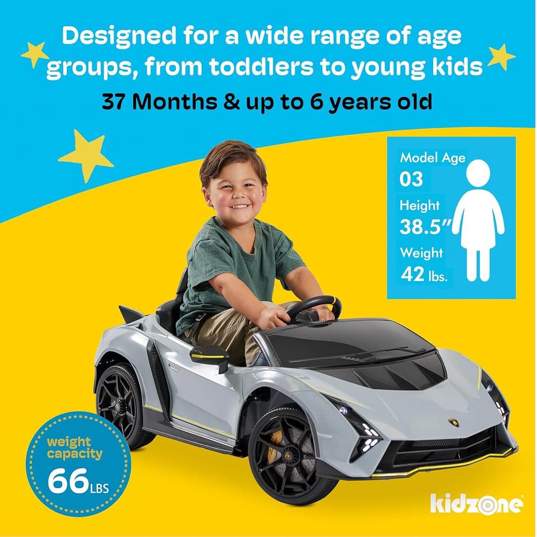 Kids Ride On Lamborghini Autentica Remote Self Drive