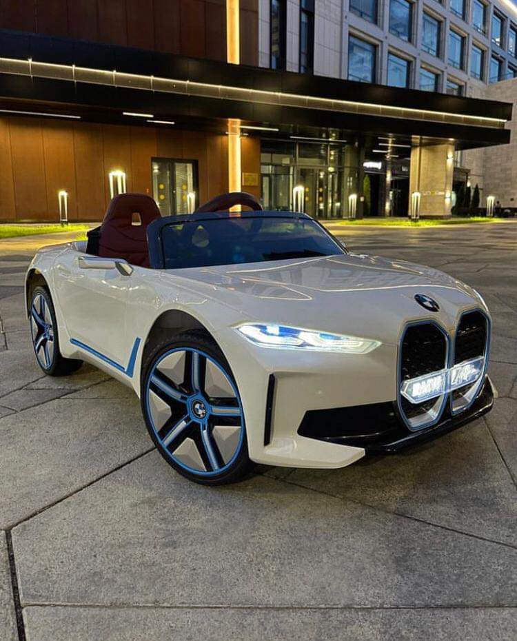 Licensed BMW I4 Sit In Kids Car with Remote