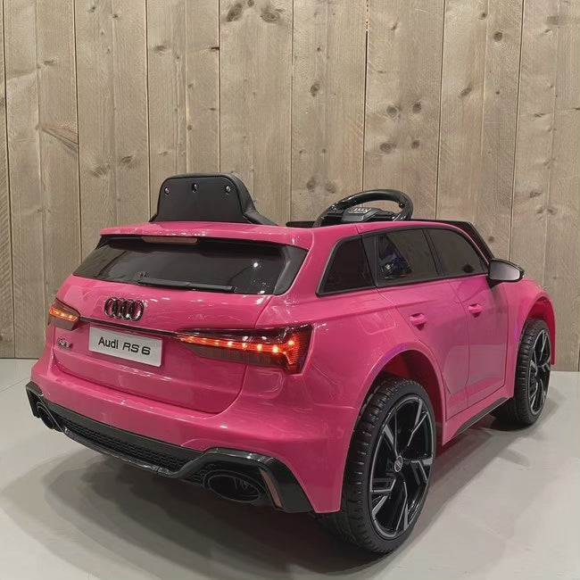 Auidi RS6 kids Ride On Car Remote Screen 12v