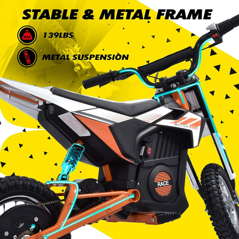 24V Electric Ride On Motorbike Scrambler Style