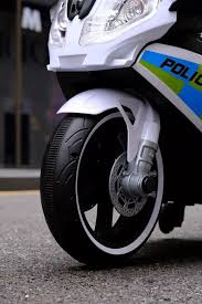 Kids Ride On Electric Police Bike with Siren Lights & Microphone