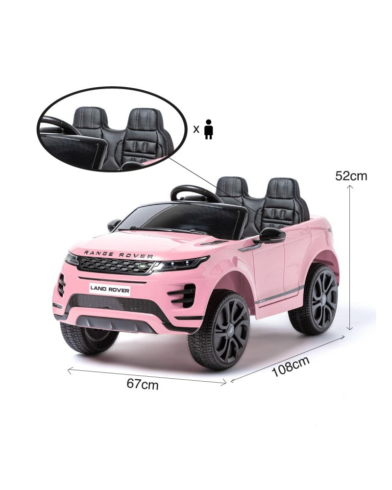 Licensed Range Rover Evoque 12V Ride On MP4 TV EDT