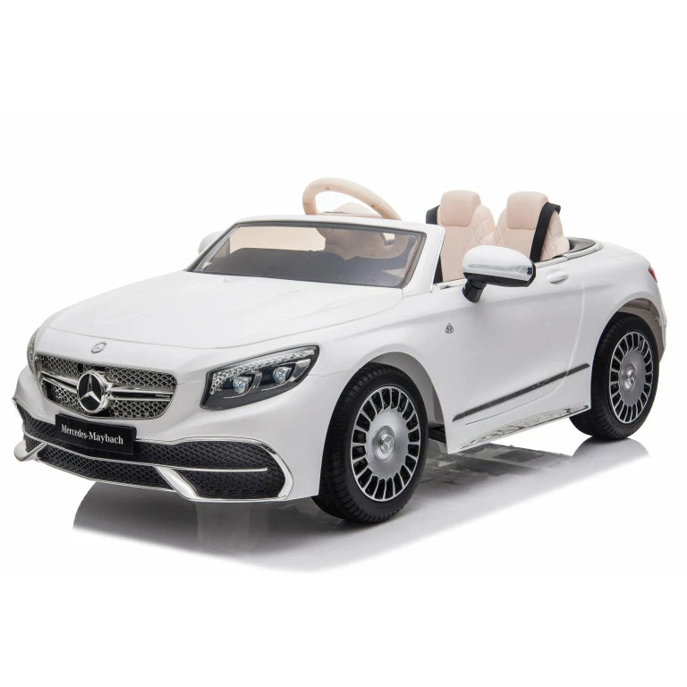 Licensed Mercedes Maybach S650 MP4 TV Leather Seat Rubber Tyres Electric Ride On Car