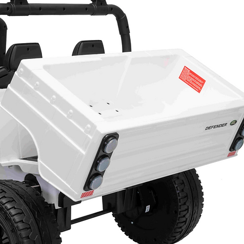 Kids 24v Twin Seat Ride On Land Rover Defender & Electric Tipper