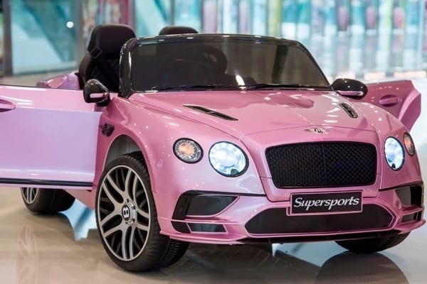 Licensed Bentley Super Sport 12V Kids Ride On Leather Seat Rubber Tyres