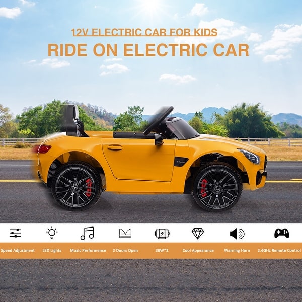 12V OFFICIAL LICENSED MERCEDES AMG ELECTRIC RIDE ON CAR PARENTAL REMOTE