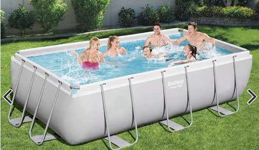 Bestway 56441 power steel rectangular pool (404x201x100cm)