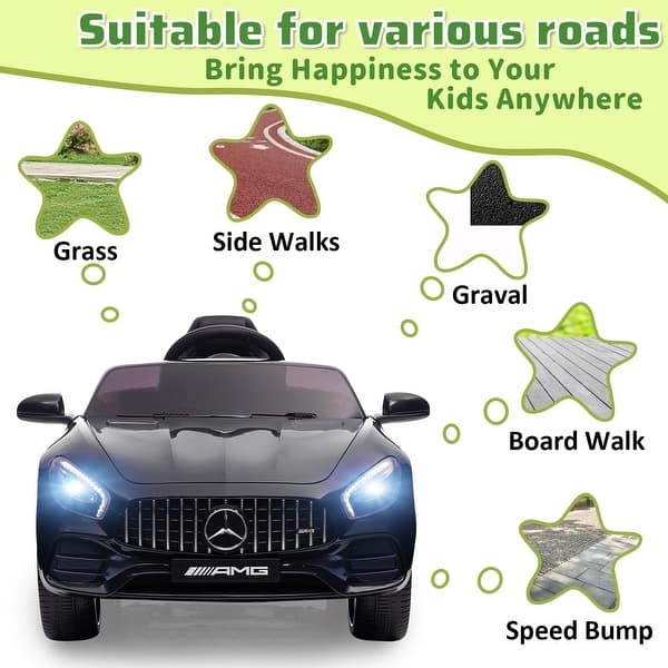 12V OFFICIAL LICENSED MERCEDES AMG ELECTRIC RIDE ON CAR PARENTAL REMOTE