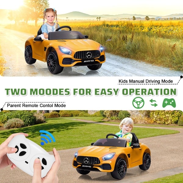12V OFFICIAL LICENSED MERCEDES AMG ELECTRIC RIDE ON CAR PARENTAL REMOTE