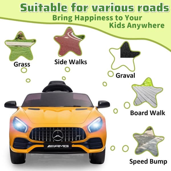12V OFFICIAL LICENSED MERCEDES AMG ELECTRIC RIDE ON CAR PARENTAL REMOTE