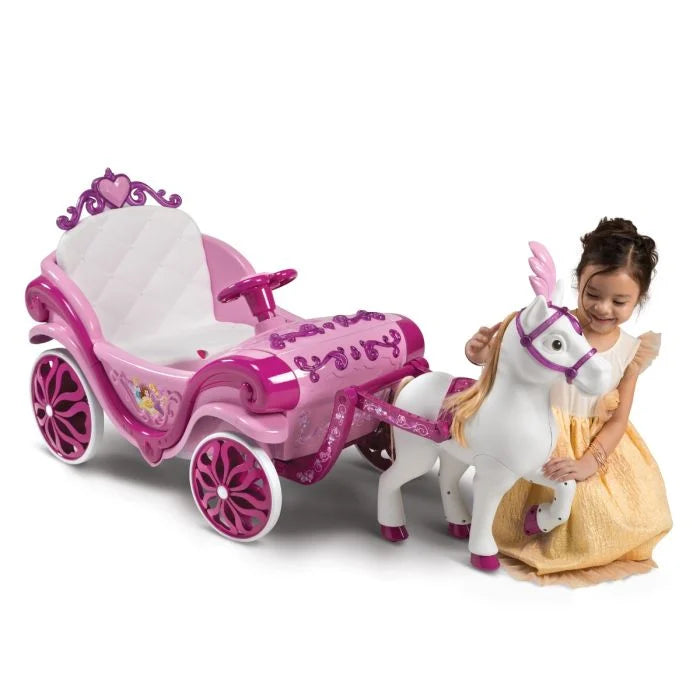 Disney Princess Royal Carriage and Horse 6V Kids Ride-On