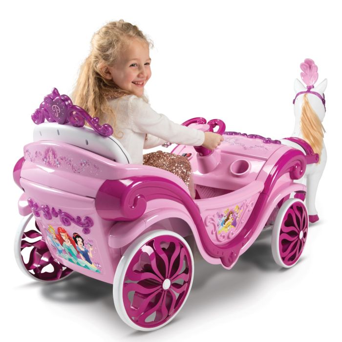 Disney Princess Royal Carriage and Horse 6V Kids Ride-On