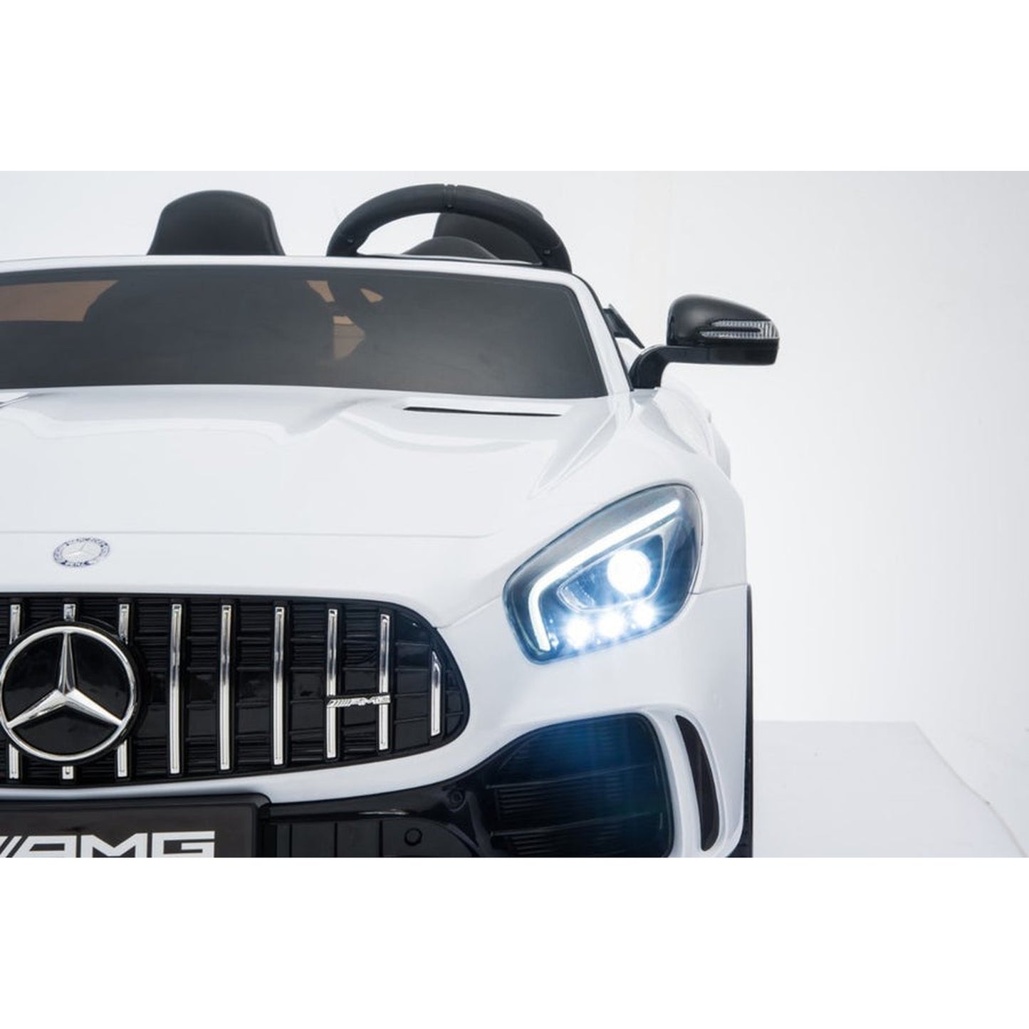Official Licensed 24V Kids Electric Ride On Mercedes AMG GTR 4WD Parental Remote Control - 2 Seater Model
