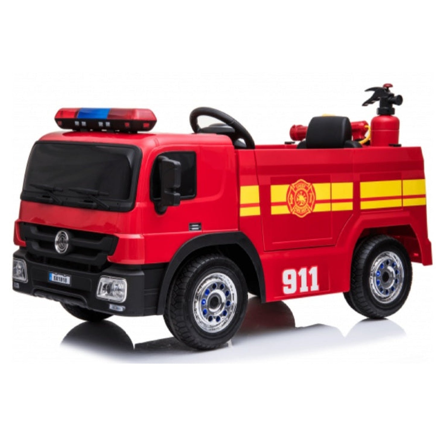 Kids Ride On Fire Engine with Accessories Parent Remote