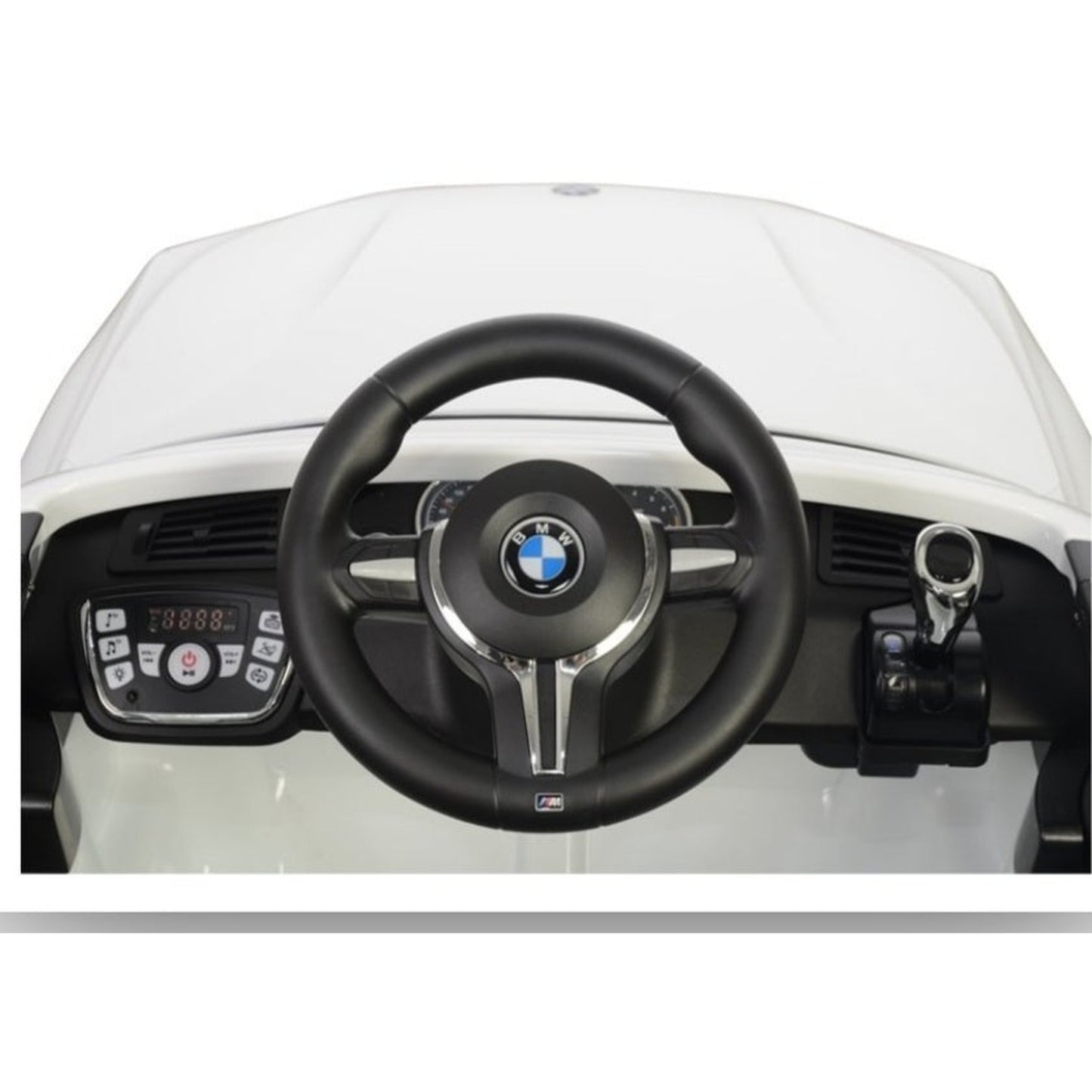 Licensed BMW X5 M 12v Leather Seat Rubber Tyres A/C