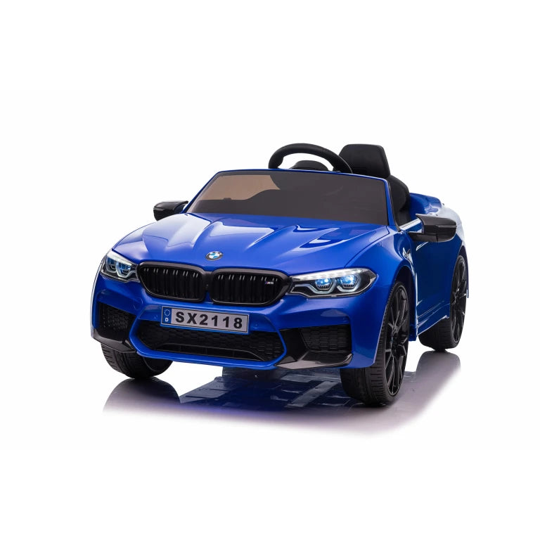 Kids Ride On Car BMW M5 Leather Seat Rubber Tyres
