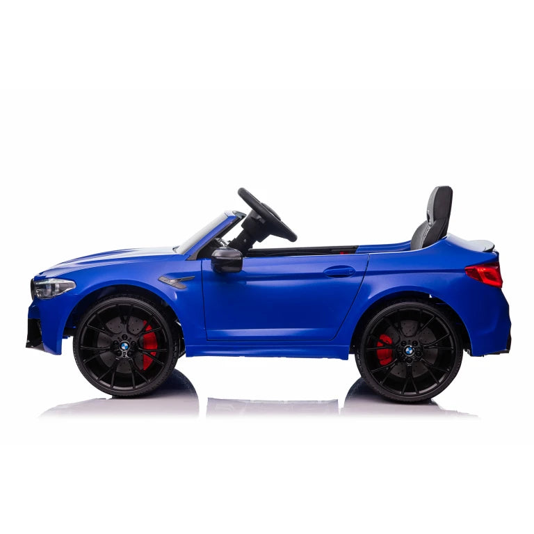 Kids Ride On Car BMW M5 Leather Seat Rubber Tyres