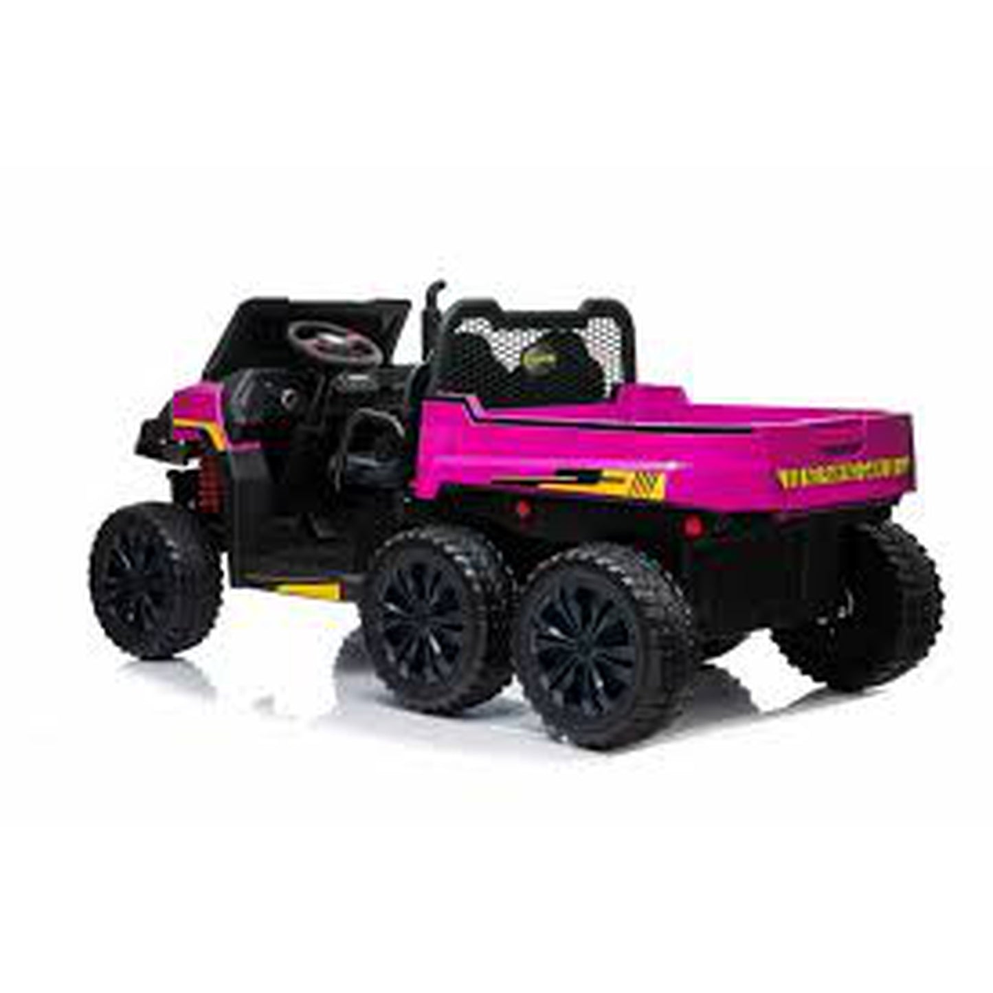 Kids ride on Tractor Tipper 24v Leather Seats Rubber Tyres 6x6 Gator
