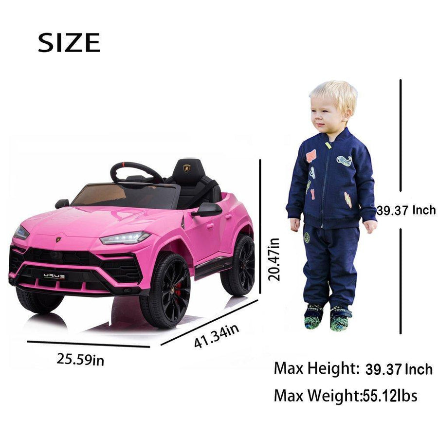 Licensed Lamborghini Urus 12v Ride On Car Leather Seat Rubber Tyres