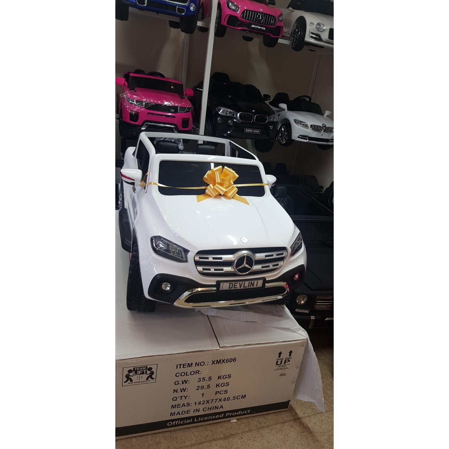 Licensed Mercedes X Class Mp4 TV 4WD 24V Kids Ride On