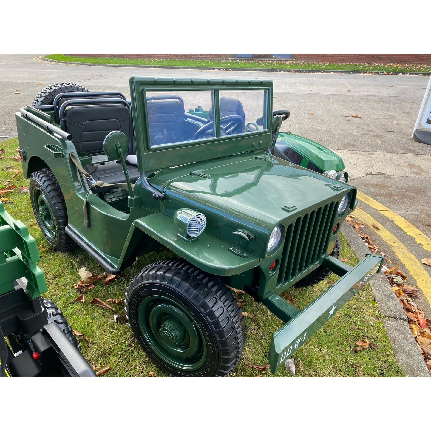 4x4 Explorer 3 Seater Willys Style Jeep Kids Ride On