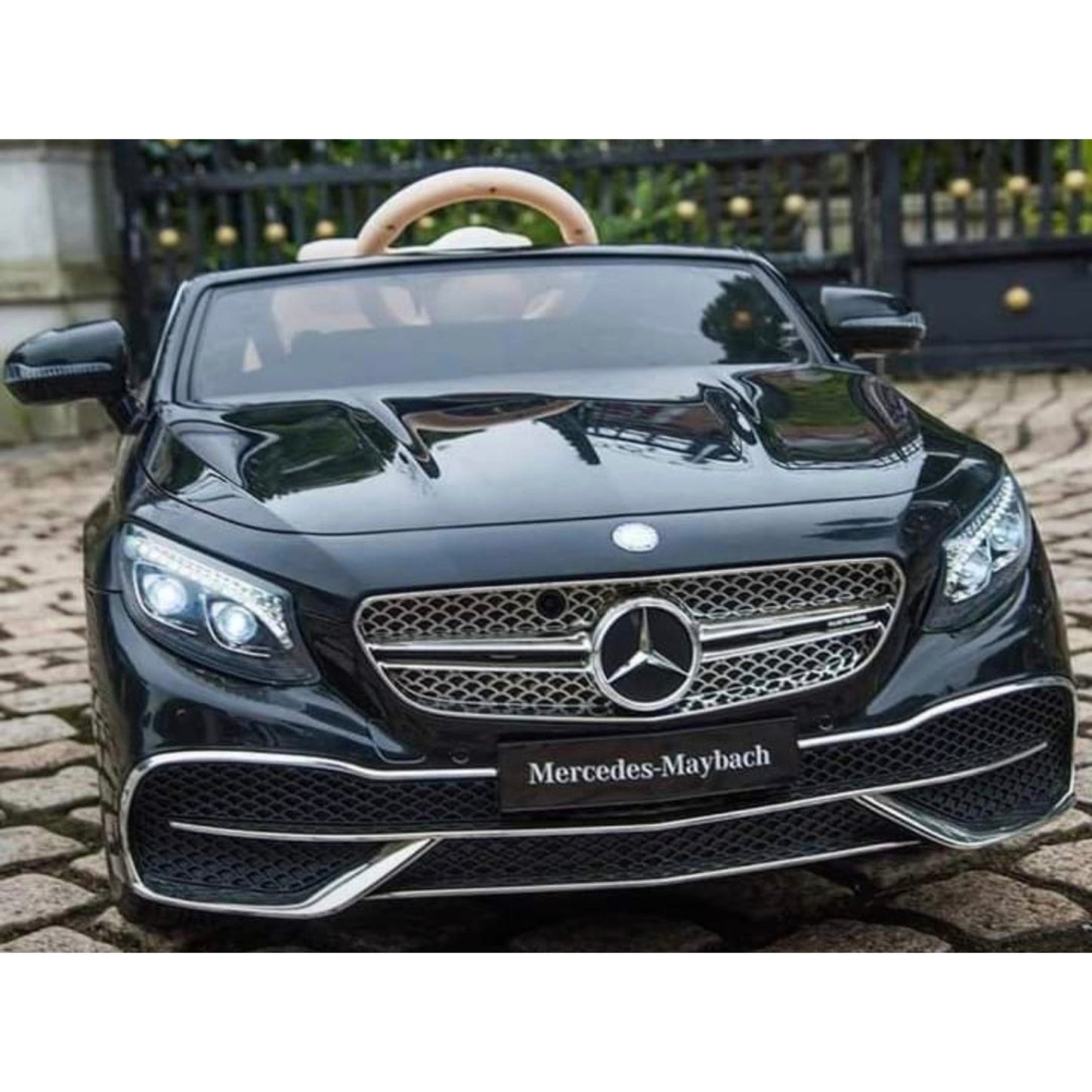Licensed Mercedes Maybach S650 MP4 TV Leather Seat Rubber Tyres Electric Ride On Car