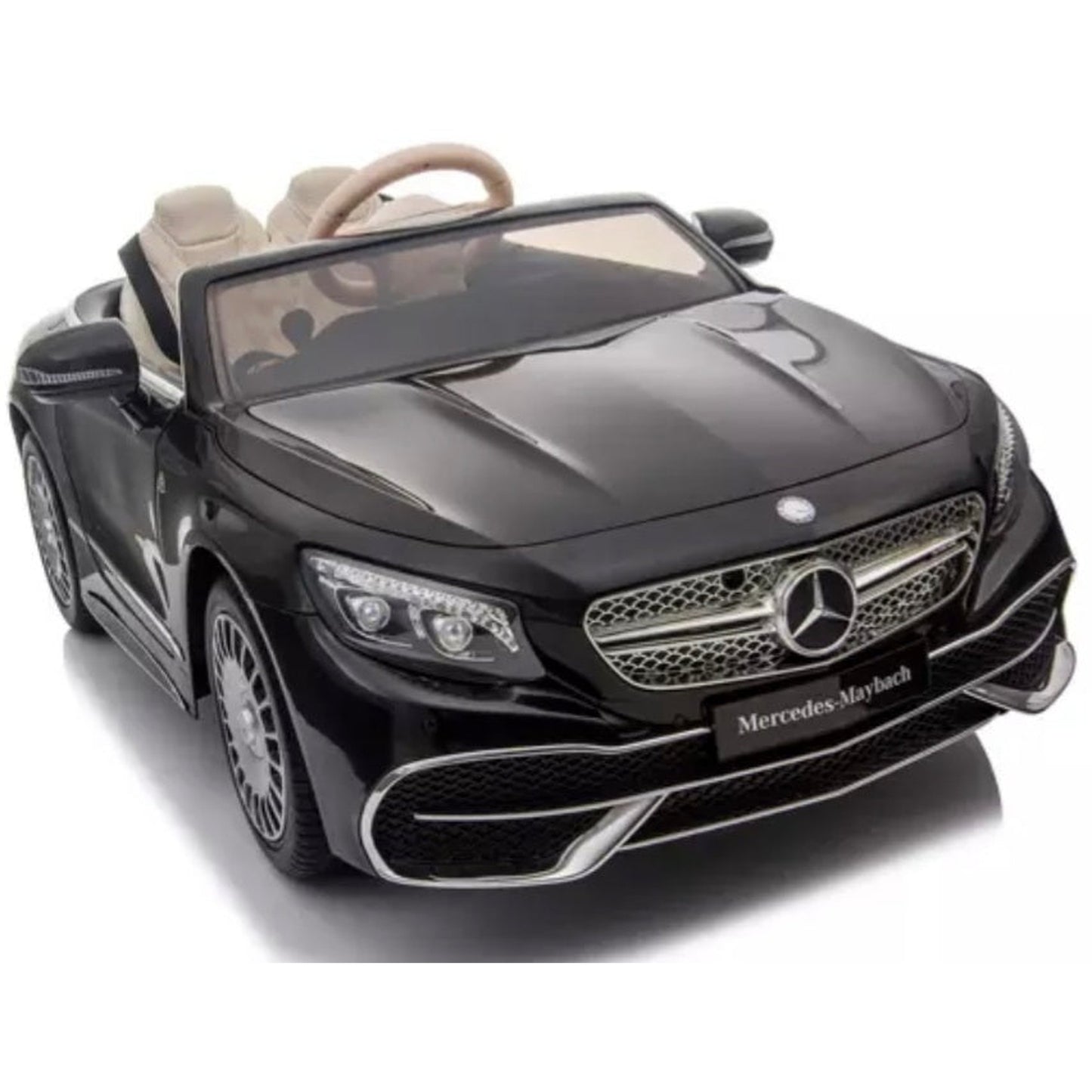 Licensed Mercedes Maybach S650 MP4 TV Leather Seat Rubber Tyres Electric Ride On Car