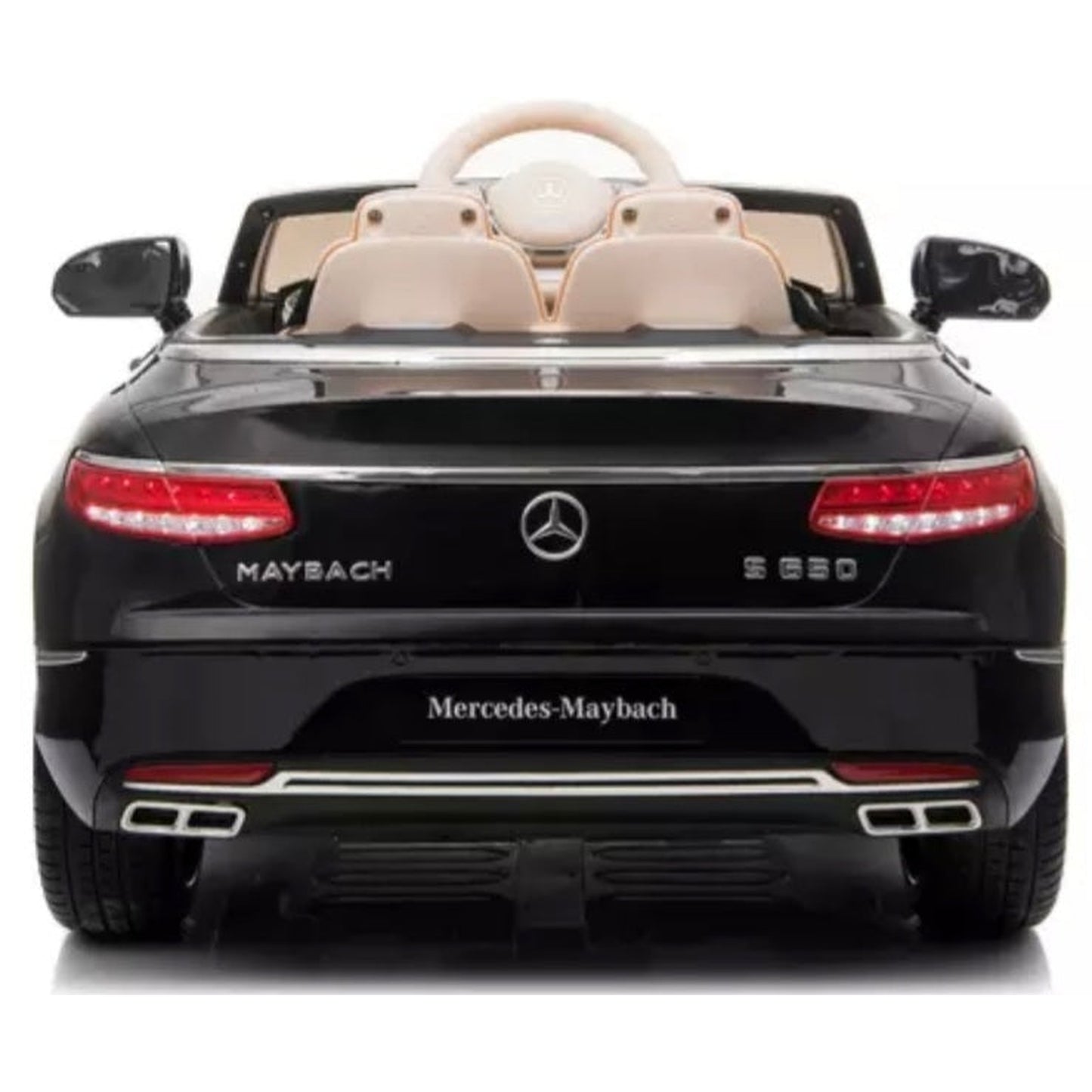 Licensed Mercedes Maybach S650 MP4 TV Leather Seat Rubber Tyres Electric Ride On Car