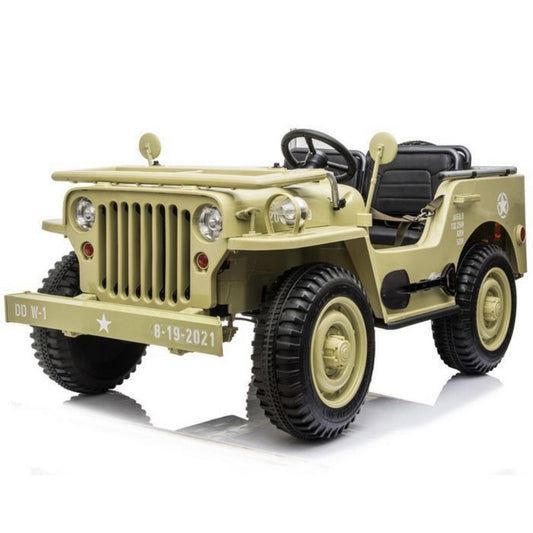 4x4 Explorer 3 Seater Willys Style Jeep Kids Ride On