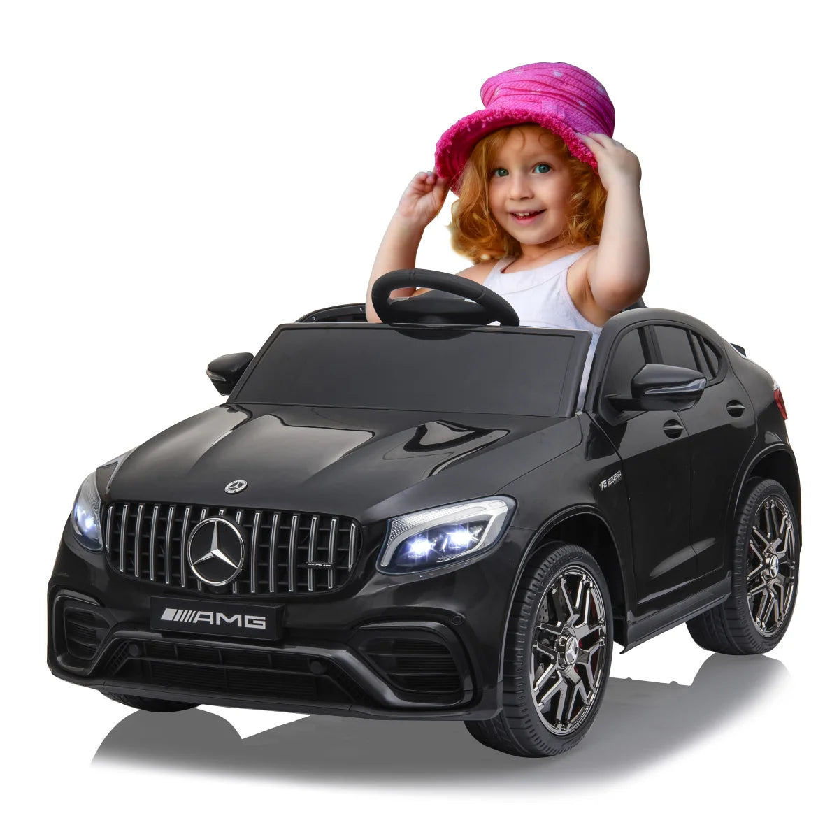 Licensed Mercedes Benz AMG GLC 63S 12V MP4 Tv Screen Kids Electric Ride on Car