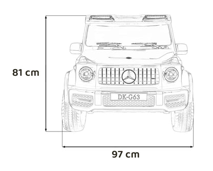 Mercedes G Wagon Licensed G63 XXL 48V 4WD TV Version Ride On Car