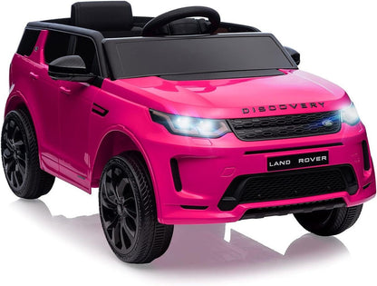 Discovery Sport Kids Ride On Car 12v Leather Seat Rubber Tyres