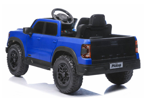 Pick Up Jeep P4 Kids Ride On 12v Leather Seat Rubber Tyres