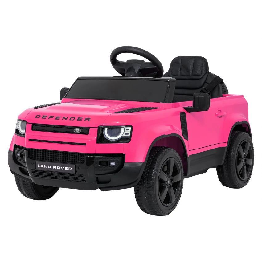 Licensed Land Rover Defender Ride on Car 12v Eva Tyres Leather Seat