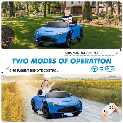 Aston Martin Vantage Ride On Electric Kids Car 12v
