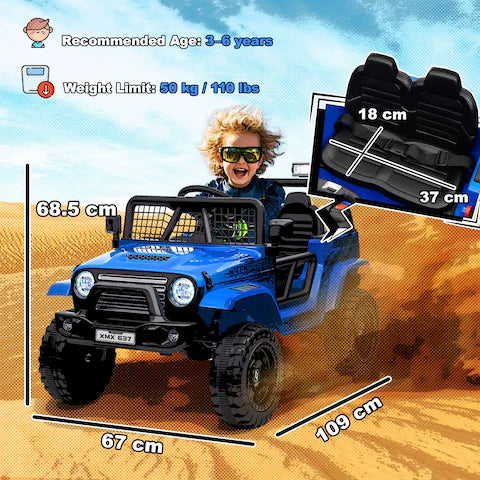Kids Ride On Car 12V Electric Jeep