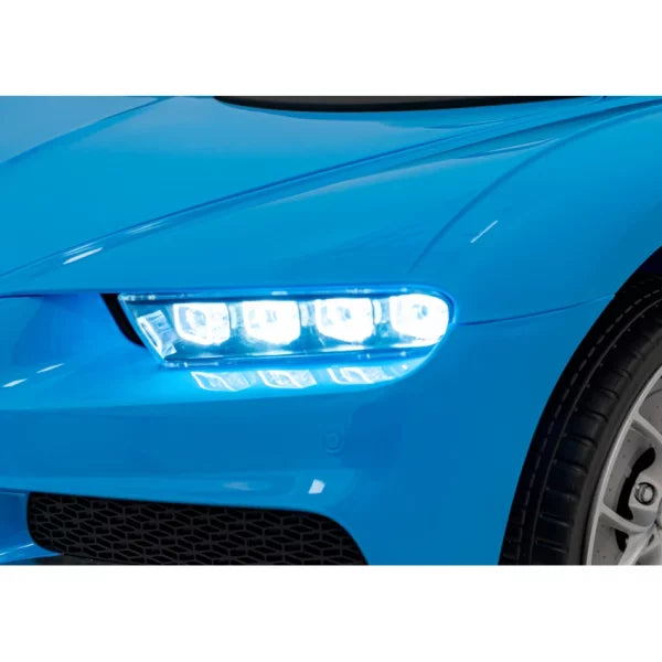 Official Blue Bugatti Chiron 12v Kids Ride On Electric Super Car
