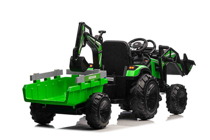 Tractor with Trailer 3 in 1 Excavator & Digger Bucket Combo
