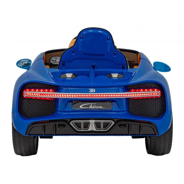 Official Blue Bugatti Chiron 12v Kids Ride On Electric Super Car