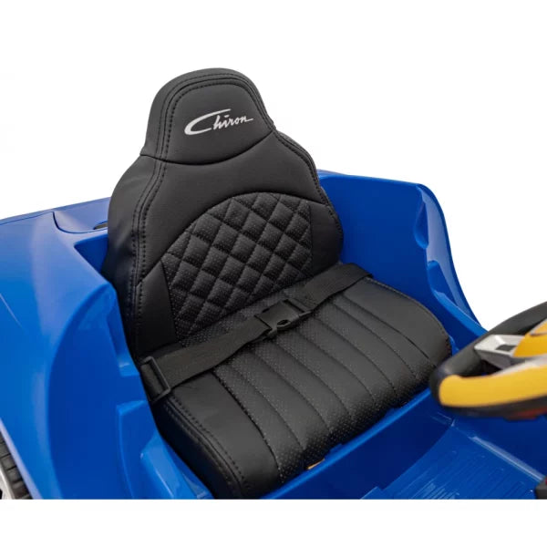 Official Blue Bugatti Chiron 12v Kids Ride On Electric Super Car
