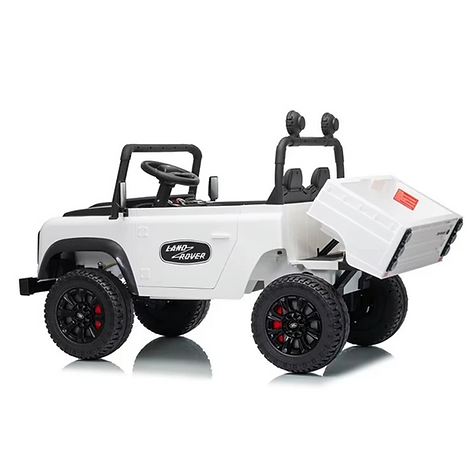 Kids 24v Twin Seat Ride On Land Rover Defender & Electric Tipper