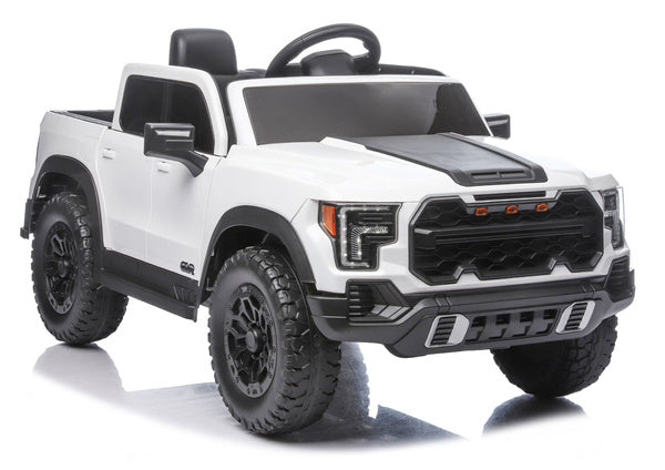 Pick Up Jeep P4 Kids Ride On 12v Leather Seat Rubber Tyres