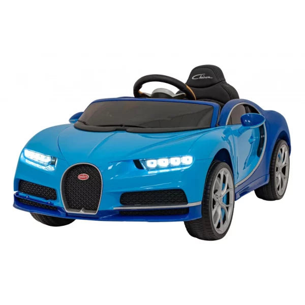 Official Blue Bugatti Chiron 12v Kids Ride On Electric Super Car