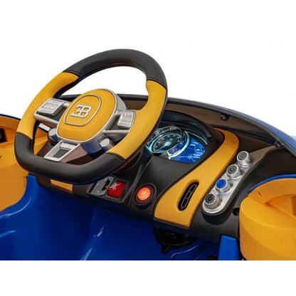 Official Blue Bugatti Chiron 12v Kids Ride On Electric Super Car