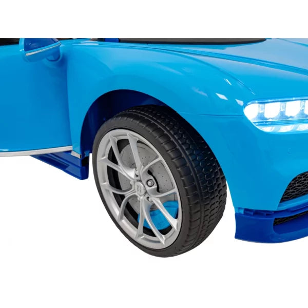 Official Blue Bugatti Chiron 12v Kids Ride On Electric Super Car