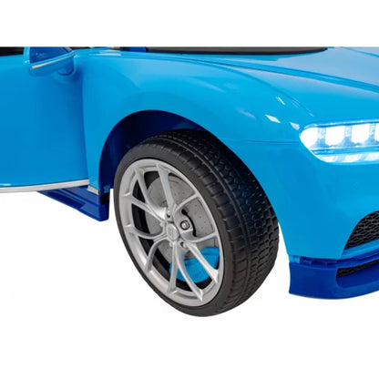 Official Blue Bugatti Chiron 12v Kids Ride On Electric Super Car