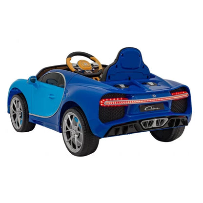 Official Blue Bugatti Chiron 12v Kids Ride On Electric Super Car