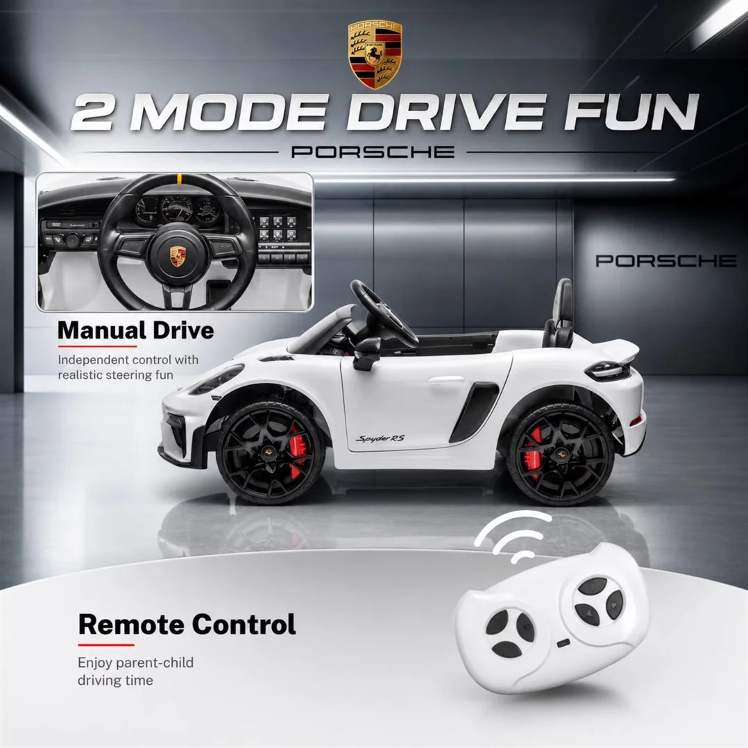 Licensed Porsche 718 With Mp4 Video Player