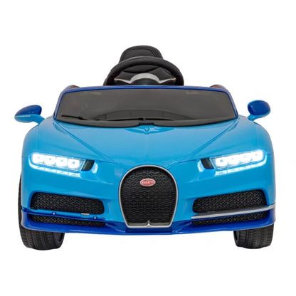 Official Blue Bugatti Chiron 12v Kids Ride On Electric Super Car